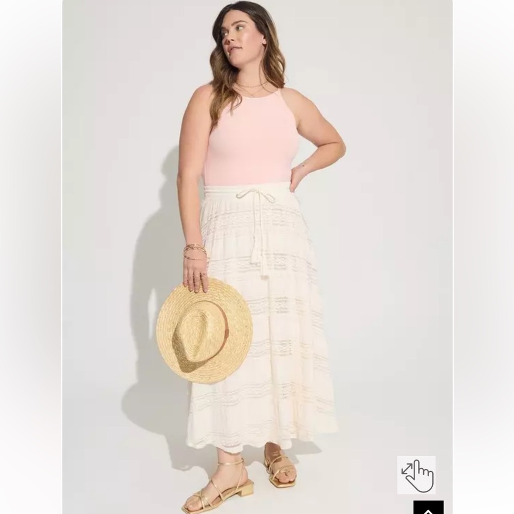 Torrid Maci Lace A-Line Skirt